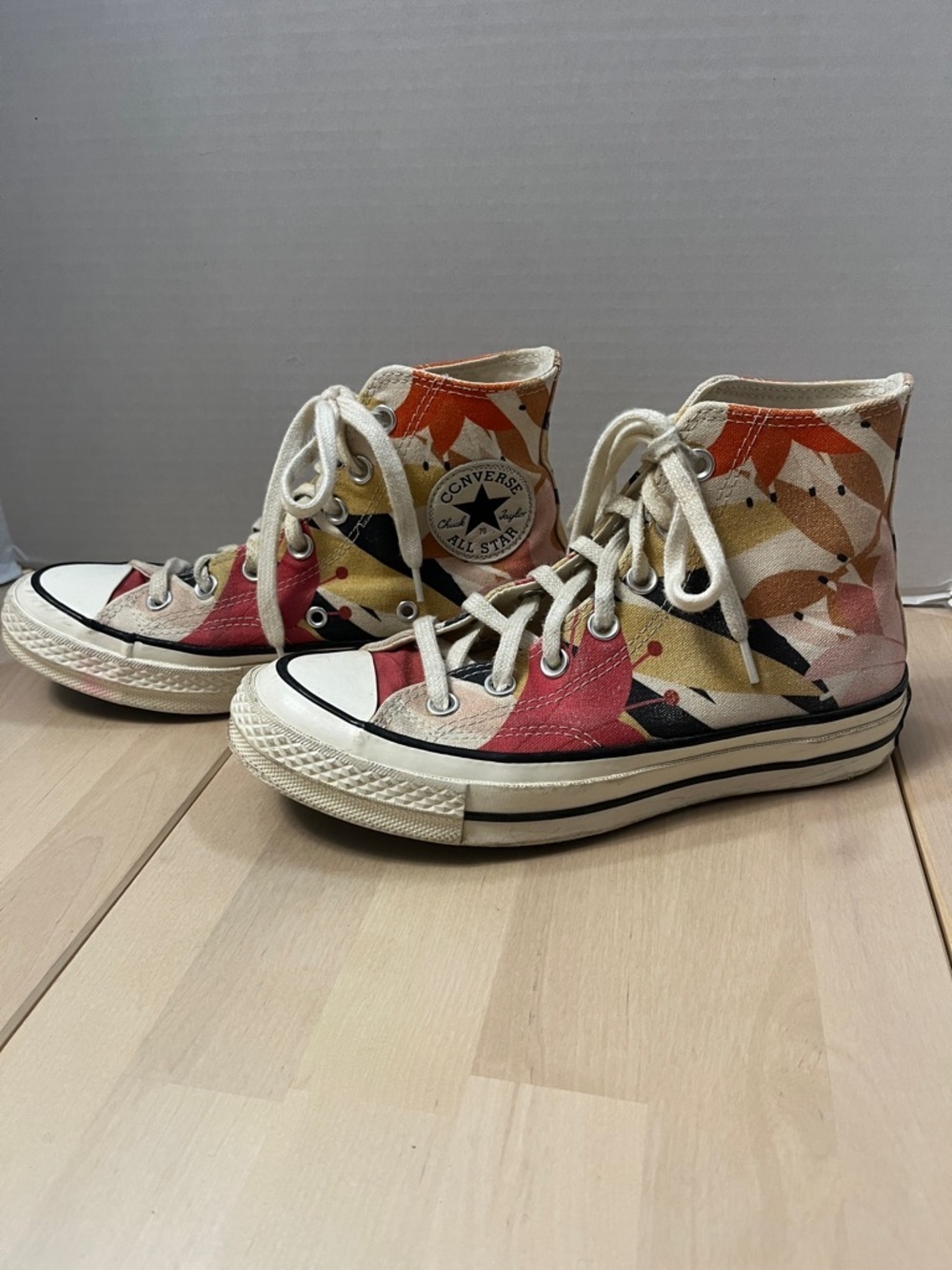Converse Chuck Taylor 70 Multicolor Vintage Floral Womens Sz  6.5 High Sneakers